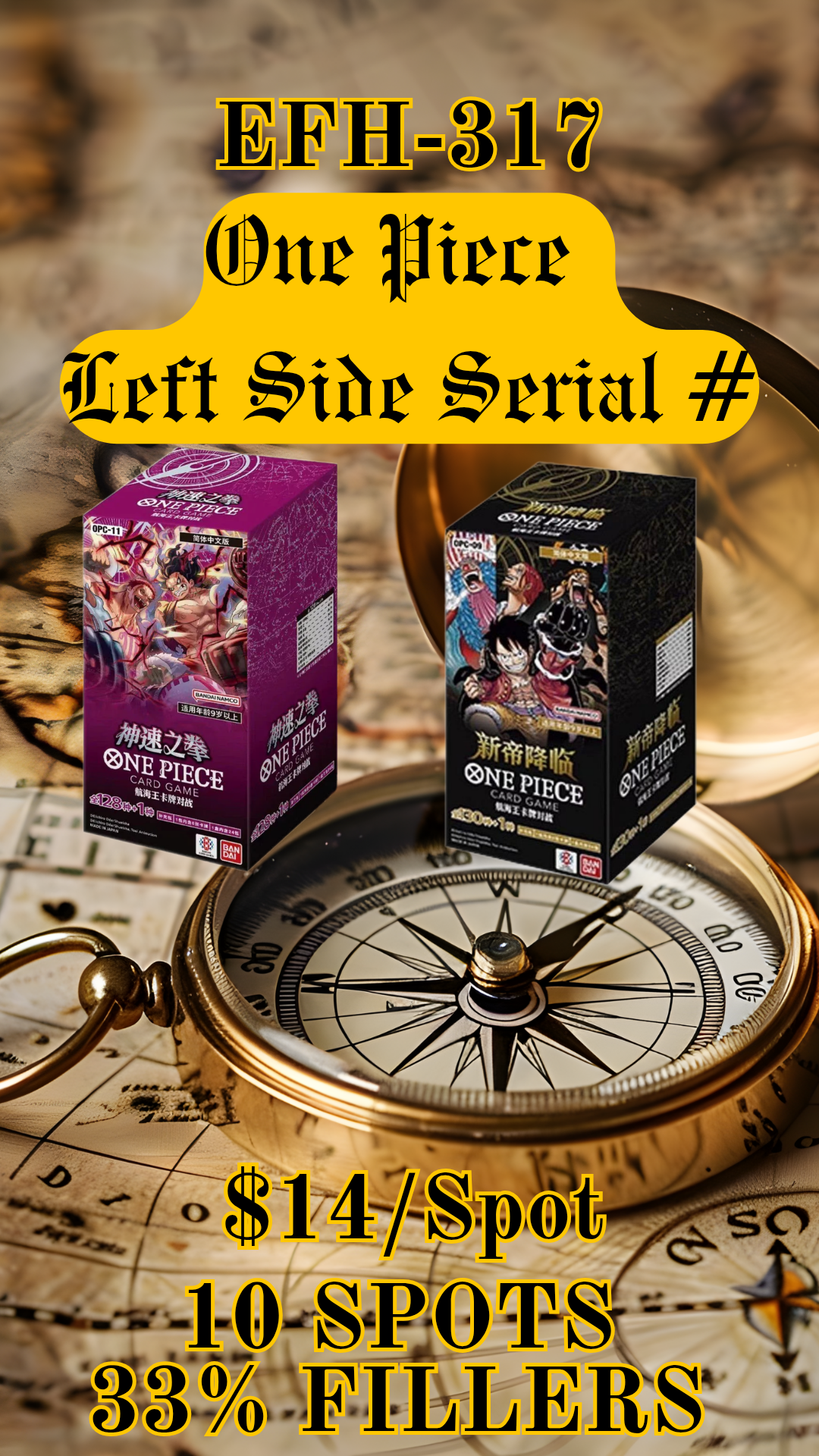 EFH-317 One Piece Left Side Serial # op 09, op 11 CHINESE 33% FILLERS