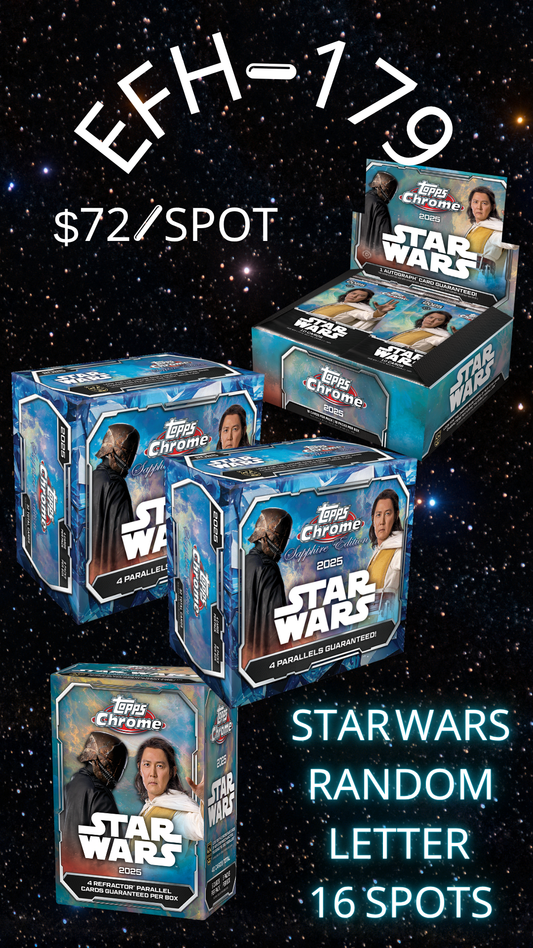 EFH-179 Star Wars Random letter -16 spots