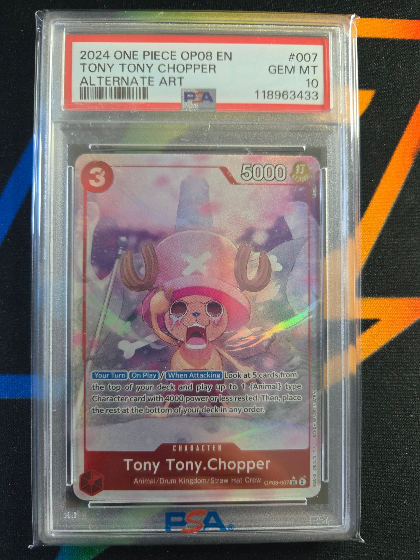 Tony Tony Chopper Op-08 Alt Art PSA 10