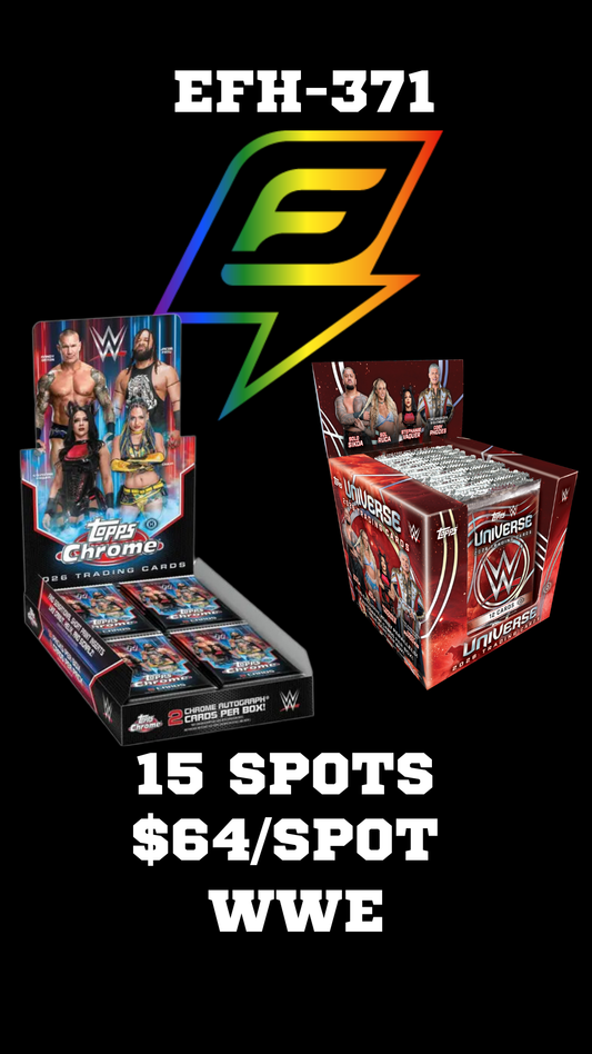 EFH-371 WWE Letters - 15 spot
