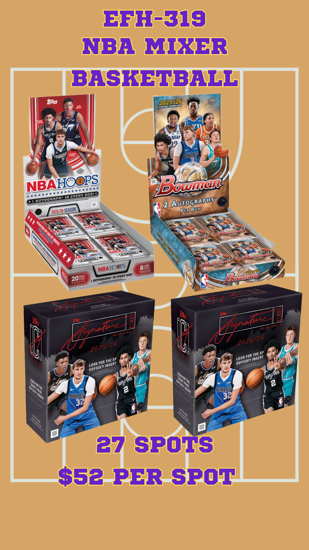 EFH-319 NBA Mixer -Full spots-27 spots