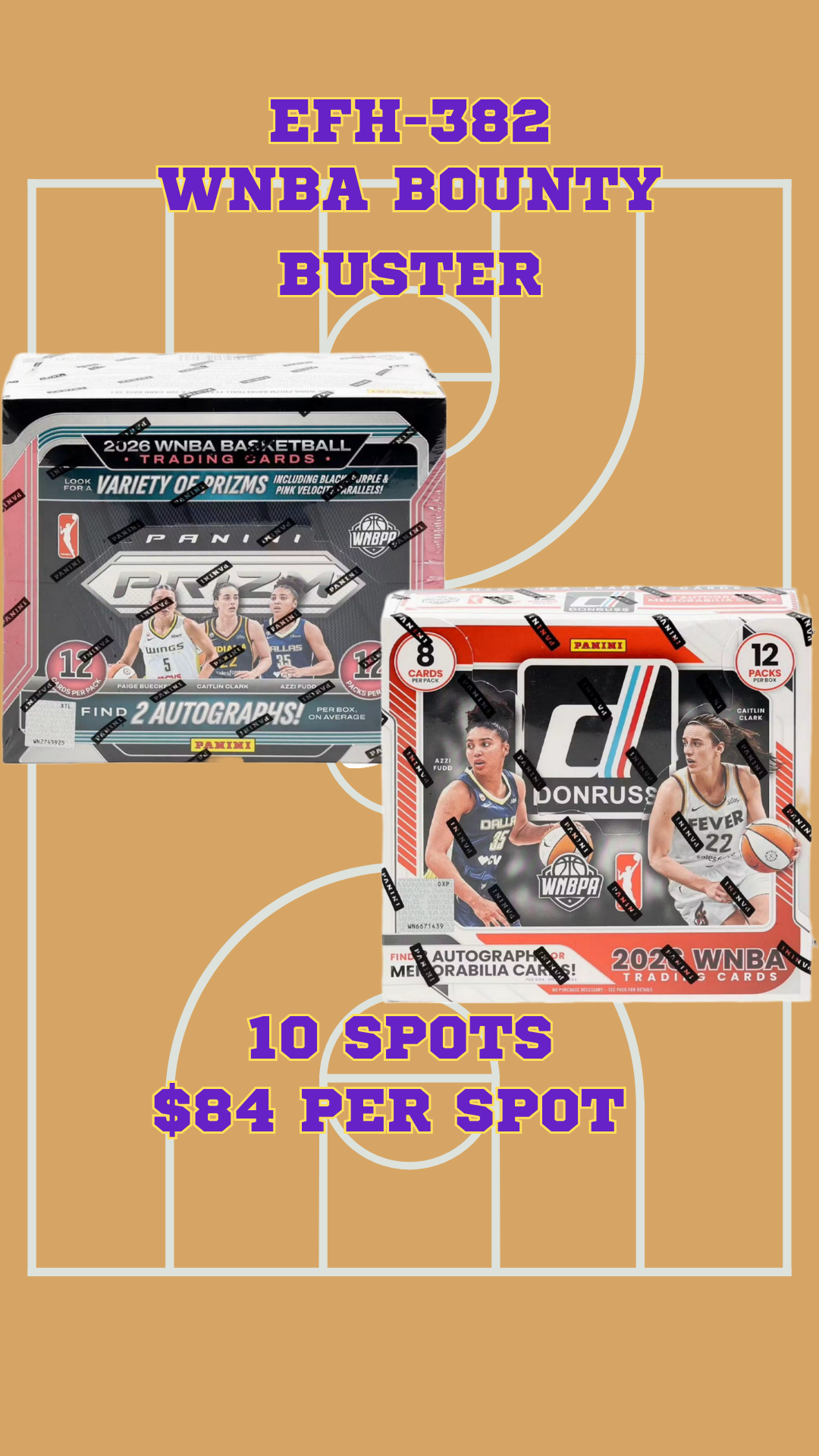 EFH-382 Bounty Buster WNBA Left Side Serial # -